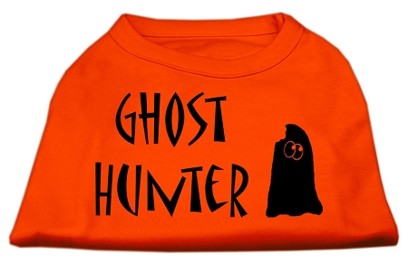 Ghost Hunter Screen Print Shirt Orange XXL